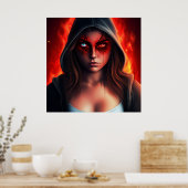 Poster Superheld (Küche)