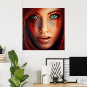 Poster Superheld (Heimbüro)