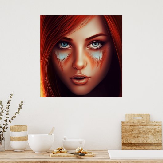 Poster Superheld (Küche)