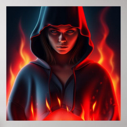 Poster Superheld (Vorne)