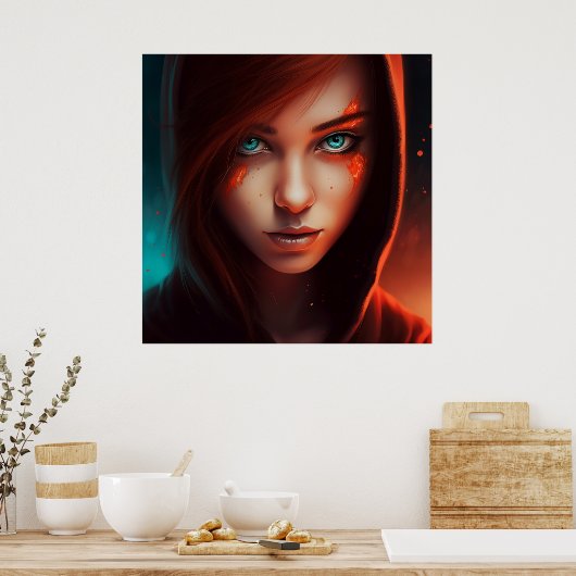 Poster Superheld (Küche)