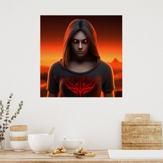 Poster Superheld (Küche)