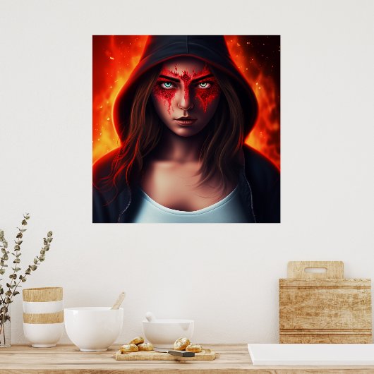 Poster Superheld (Küche)