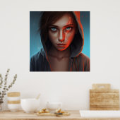 Poster Superheld (Küche)