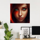 Poster Superheld (Heimbüro)