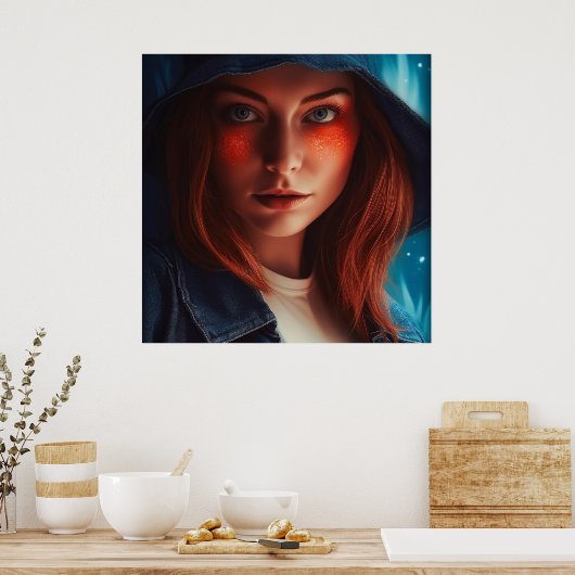 Poster Superheld (Küche)