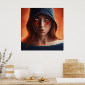 Poster Superheld (Küche)