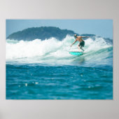 Poster Surf, Wall Art, Print Printable Surfing (Vorne)