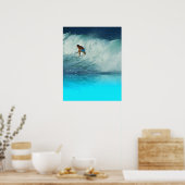 Poster Surfer Girl 2 Rainbow Bay Australien (Küche)