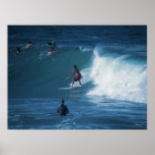 Poster Surfer Rainbow Bay Australien (Vorne)