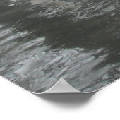 Poster Swans Schwimmen (Ecke)