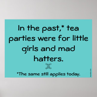 Poster "Tee-Party"