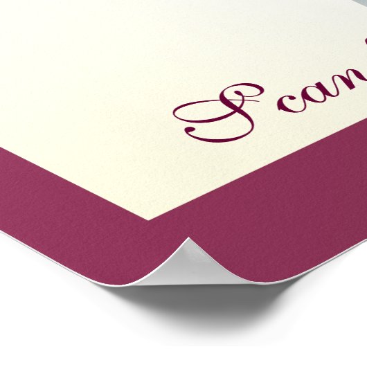 Poster Template Fine Dining Französisch (Ecke)