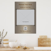 Poster Template generisch braun (Küche)