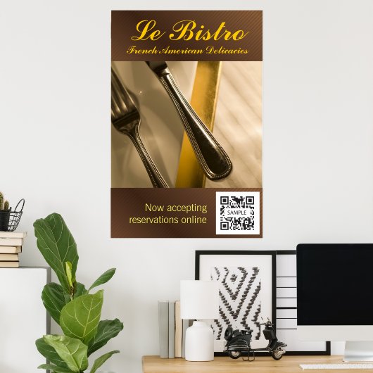 Poster Template Le Bistro (Heimbüro)