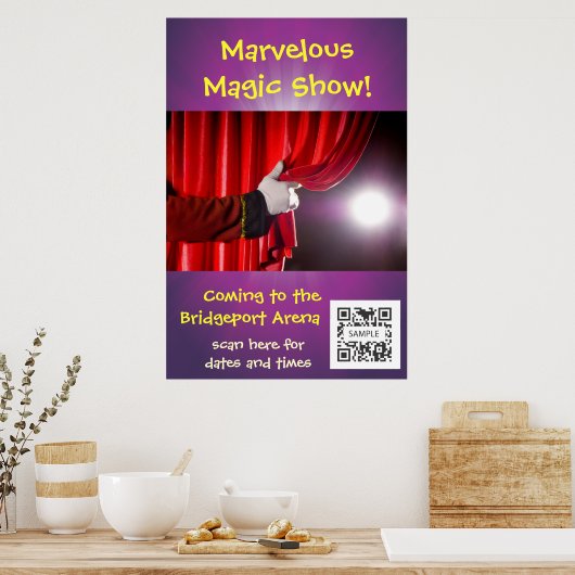 Poster Template Magic Show (Küche)