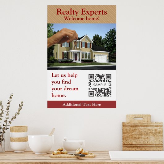 Poster Template Realty Experts (Küche)