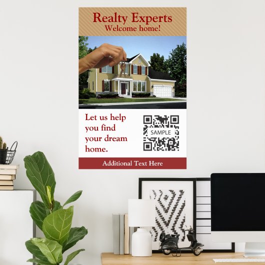 Poster Template Realty Experts (Heimbüro)