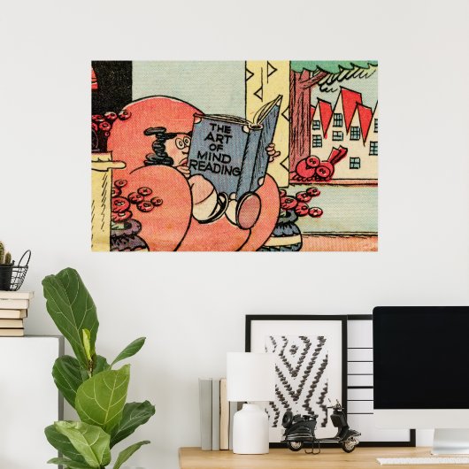 Poster "The Art of Mind Reading" (Heimbüro)