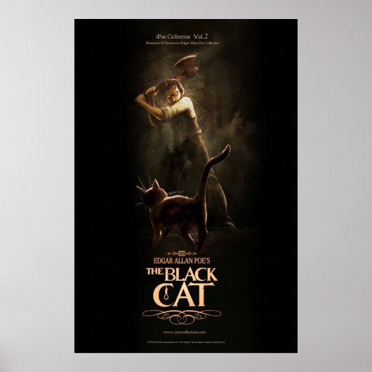 Poster "The Black Cat" (Vorne)