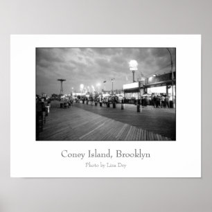 Poster "The Boardwalk at Night"