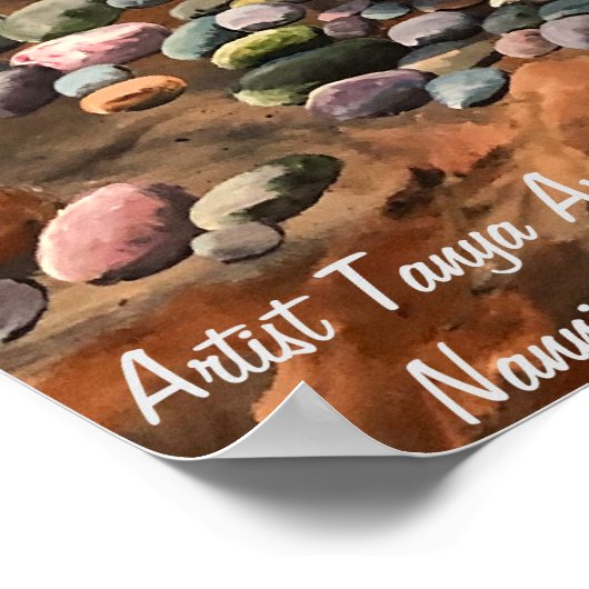 Poster The Brook Original Hand bemalt (Ecke)