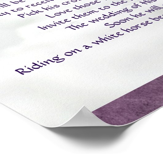 Poster "The Crown" (Ecke)