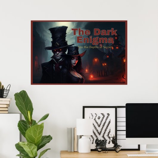 Poster The Dark Enigma (Heimbüro)