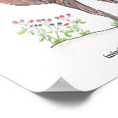 Poster "The Deer" (Ecke)