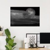 Poster: "The Super Moon" - März 19, 2011 Poster (Heimbüro)