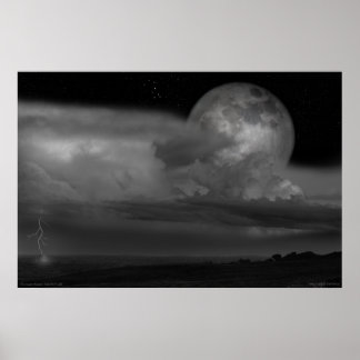 Poster: "The Super Moon" - März 19, 2011 Poster