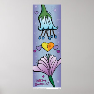 Poster - theARTing Blume - Buellton.Art