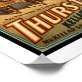 Poster Theater Vintag Thurston Magican (Ecke)
