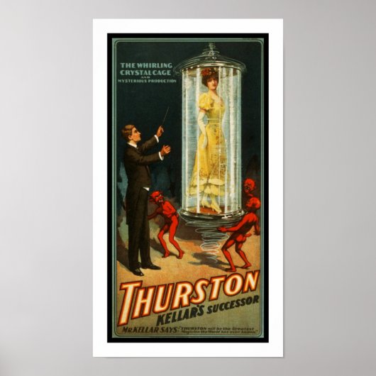 Poster Theater Vintag Thurston Magican (Vorne)