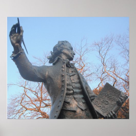 Poster Thomas Paine mit RIghts of Man Book (Vorne)