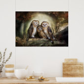 Poster "Three Owl Moon" (Print) (Küche)