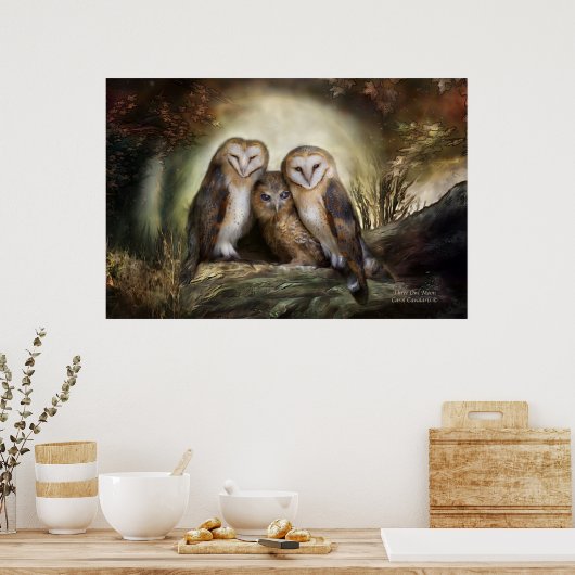 Poster "Three Owl Moon" (Print) (Küche)