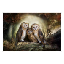 Poster "Three Owl Moon" (Print)