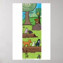 Poster - Tierische Freunde