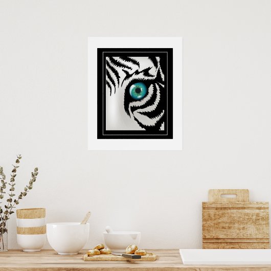 Poster-Tiger 20" x 24" Poster (Küche)