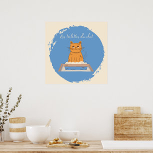 Poster, Toiletten aus dem Chat Poster