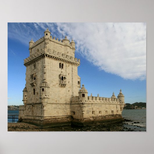 Poster "Torre de Belem, Lisboa" (Vorne)