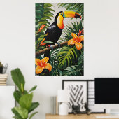 Poster | Toucan | Art (Heimbüro)
