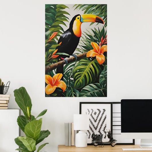 Poster | Toucan | Art (Heimbüro)
