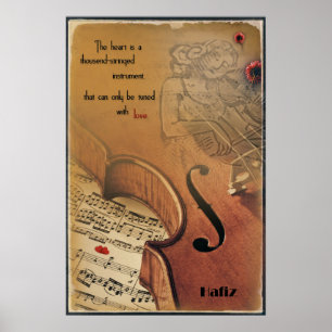 Poster traf Hafiz - tausendstellige Instrumente
