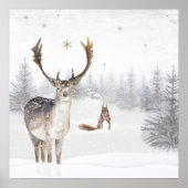 Poster traf Herde en eekhoorn (Vorne)