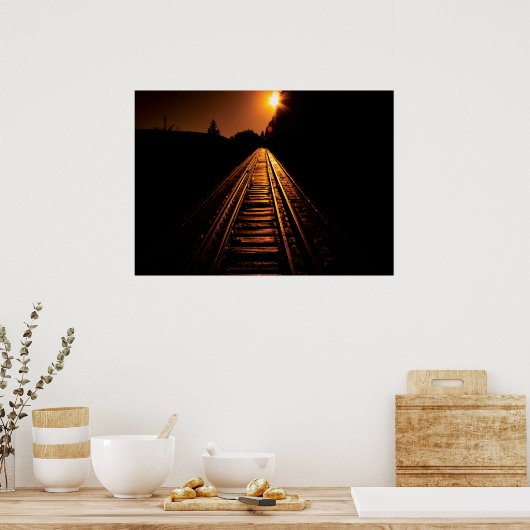 Poster "Trestle Dawn" (28"x20") (Küche)
