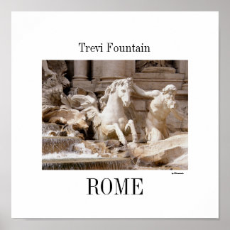 Poster: Trevi Fountain, Rom Poster