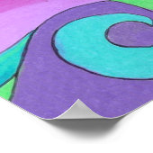 Poster "Tropischer Sonnenuntergang" (Ecke)