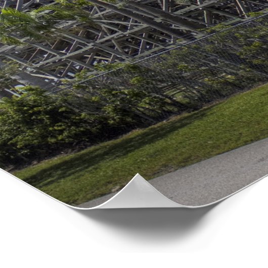 Poster "Tropischer Untersetzer" (Ecke)